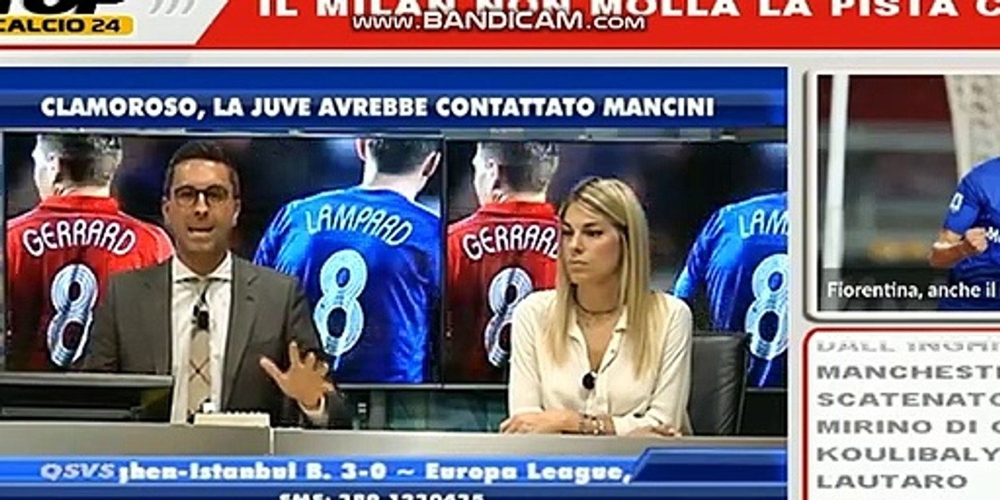 Top Calcio: Clamoroso Mancini contattato dalla Juve !