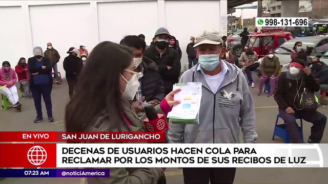 Usuarios reclaman por montos de sus recibos de luz | Primera Edición (HOY)