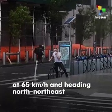 Isaias brings heavy rain and strong winds to New York City