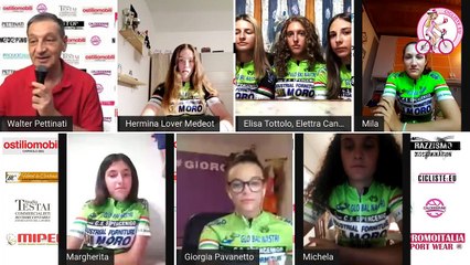 Le ragazze del C.S. Spercenigo a  Cicliste In Streaming
