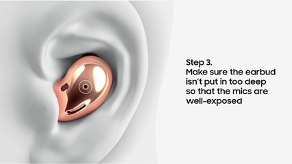 Présentation des Galaxy Buds Live