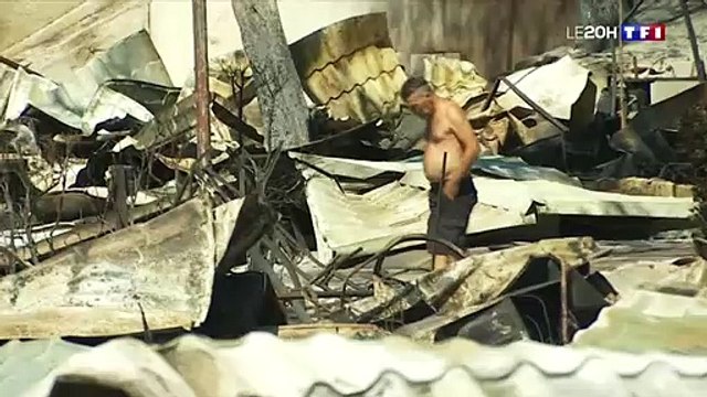 Incendie à Martigues - Les témoignages bouleversant des ces vacanciers qui ont tout perdu ; voiture, mobil-home et parfois même leur chien...