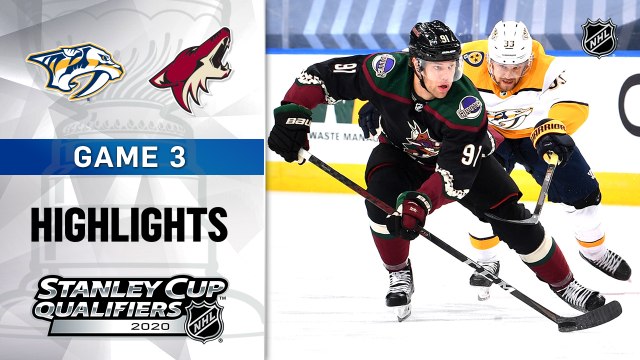 NHL Highlights | Predators @ Coyotes 8/05/2020