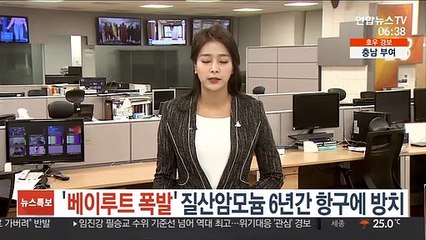 '베이루트 폭발' 질산암모늄 6년간 항구에 방치