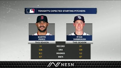 Gameday Live: Red Sox's Martin Perez Looks To Stop Boston's Losing Streak Vs Rays
