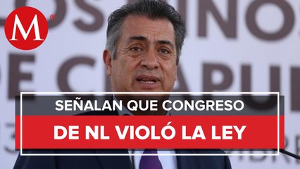 Corte invalida proceso de Congreso de NL para sancionar a 'El Bronco'