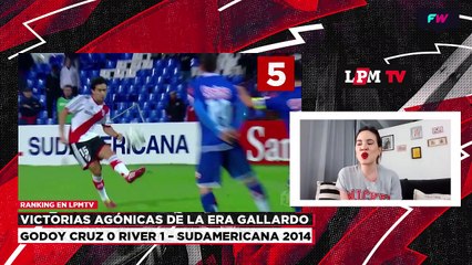 Ranking: victorias agónicas de la Era Gallardo