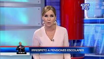 Denuncian irrespeto en pensiones escolares en Quito