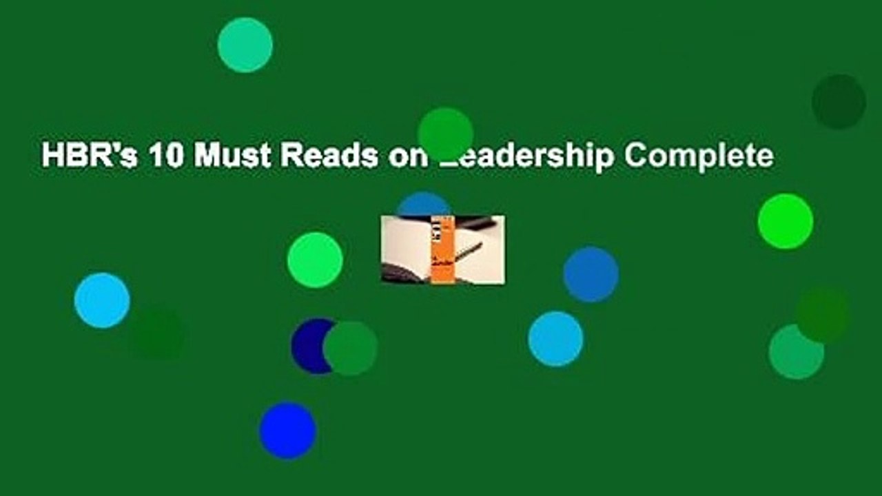 HBR's 10 Must Reads on Leadership Complete