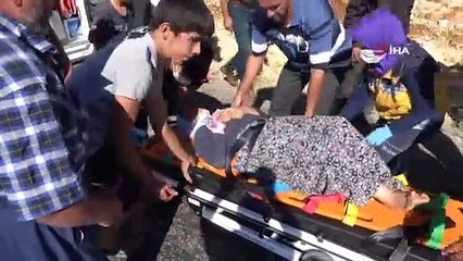 Yola dökülen mazot kazaya neden oldu: 2 yaralı