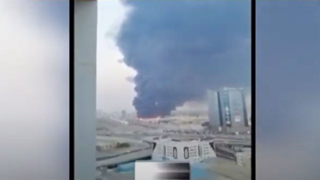 Massive fire breaks out at UAE's Ajman market