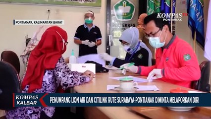 Penumpang Dua Maskapai Rute Surabaya-Pontianak Diminta Melapor ke Dinkes