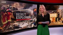 Massive explosion rips through Lebanese capital Beirut - BBC News #BBC News #lebanon Huge blast in Lebanon 100 people died and 4000 injured