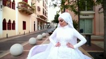 Moment of Beirut blast captured in bridal photo shoot video