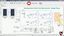 Solar Inverters _ Grid Tied _ Rooftop 1kWp MATLAB Simulation