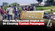 Kena PHK, Karyawan Angkut Air Di Cicurug Tuntut Pesangon