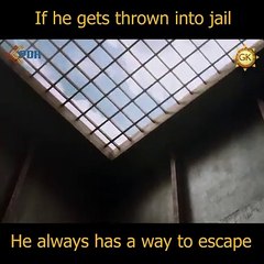 He possesses.  the  special ability  to_escape_from_any_prison_designed_by_humans!