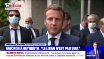 Emmanuel Macron à Beyrouth: 