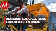 Serán amarillos los nuevos ciclotaxis del Centro Histórico