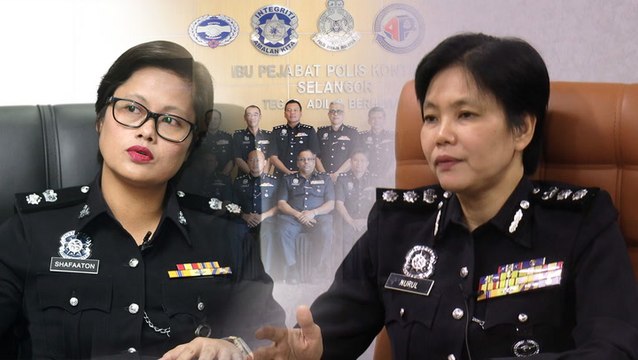 Two women push gender stereotypes, helm police districts in Selangor