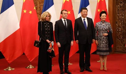 Macron and wife on maiden China visit as president