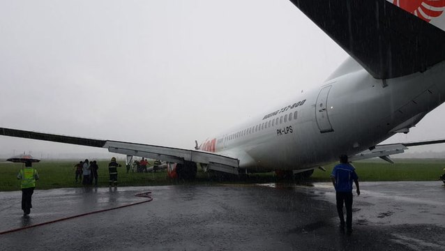 Lion Air flight crashes at airport, no injuries reported