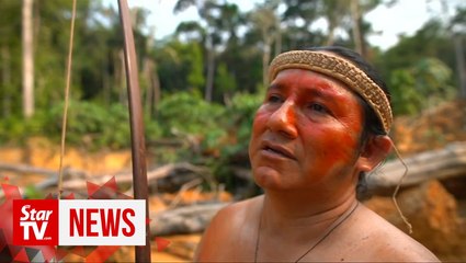 'Until my last drop of blood' tribe vows to protect Amazon