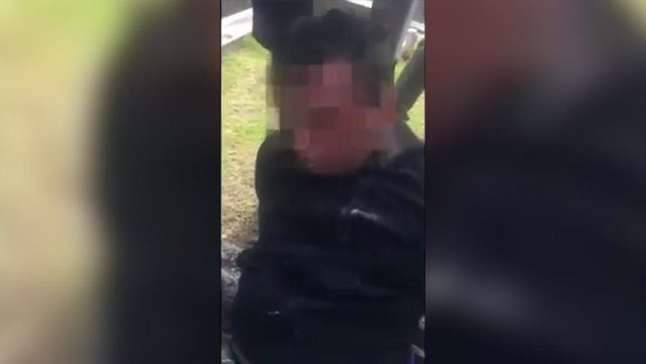 Hero driver knocks down snatch thieves