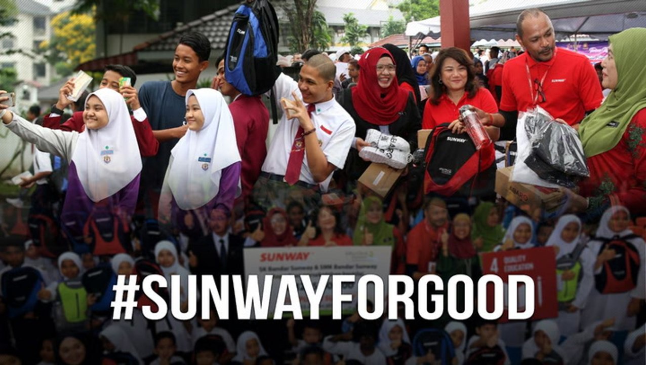 Sunway Group contributes school supplies to 850 students