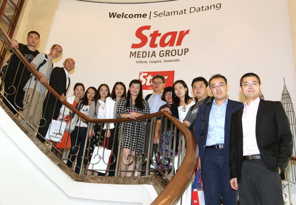 Chinese media delegation visits Star Media Group