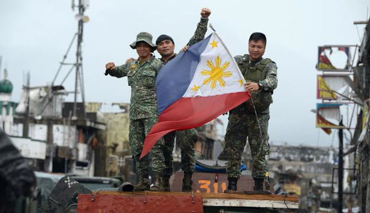 Philippines declares victory over militants in Marawi City