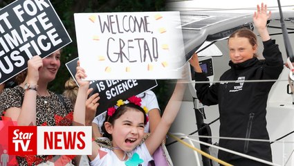 Greta to Trump: 'Listen to the science'