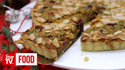 Retro Recipe: Bakewell tart with cranberries