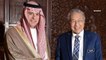 Saudi Foreign Minister meets Dr Mahathir