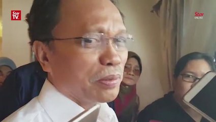 Shafie Apdal brought to MACC office