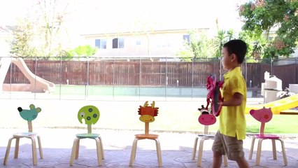 Five Little Boys Jumping on The Bed Nursery Rhyme Song