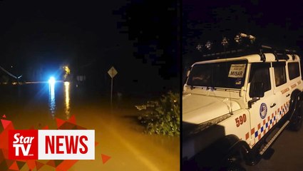 Watery end for NGO vans ferrying aid for flood victims