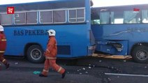 Eight killed in factory bus collision on NSE