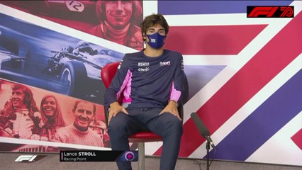 F1 2020 70TH Anniversary GP - Thursday (Drivers) Press Conference - Racing Point