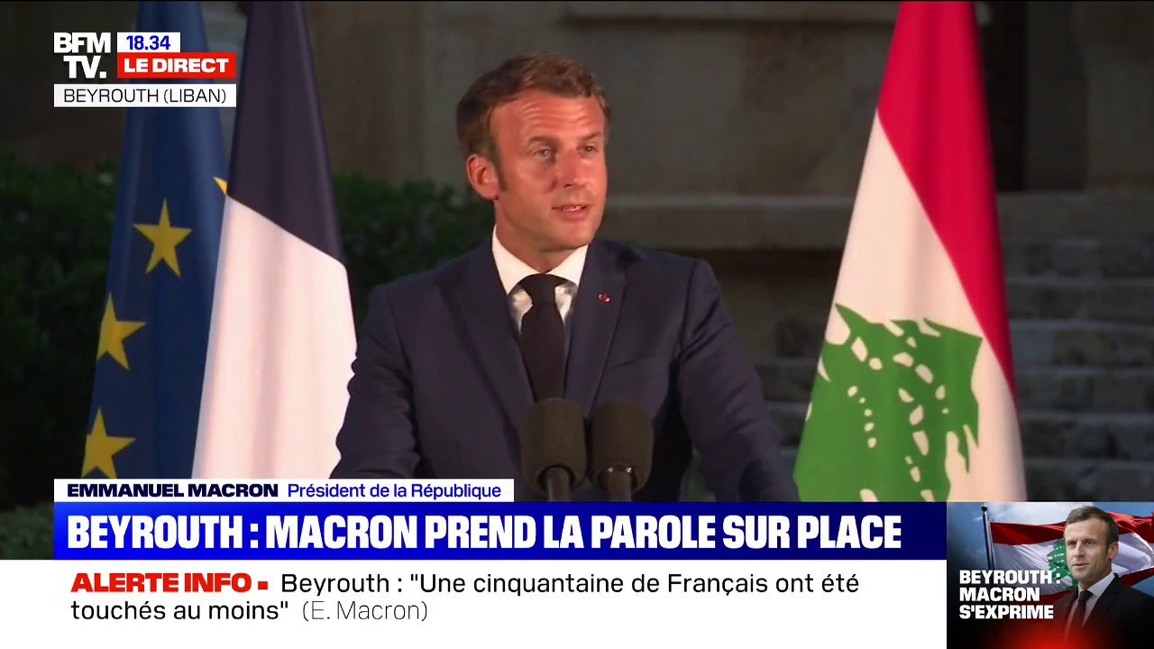 Emmanuel Macron: "La France n'abandonnera jamais les Libanaises et les Libanais"
