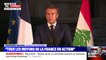Emmanuel Macron: "Si le Liban se réveille aujourd'hui meurtri et épuisé, je sais qu'il se relèvera"