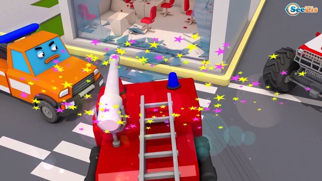 Le Dépanneuse Jaune et ses amis | Dessin animé français | Drôles Voitures