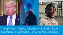 False Trump Tweets Get Taken Down; 3x NBA Dunk Champ Nate Robinson | Digital Trends Live 8.6.20
