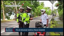 Polisi Edukasi Warga Untuk Pakai Masker