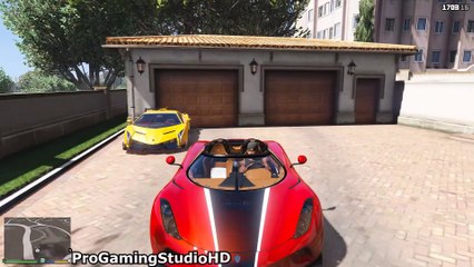 GTA 5 Stealing Super Cars with Franklin #3 (GTA 5 Stealing Expensive Cars)