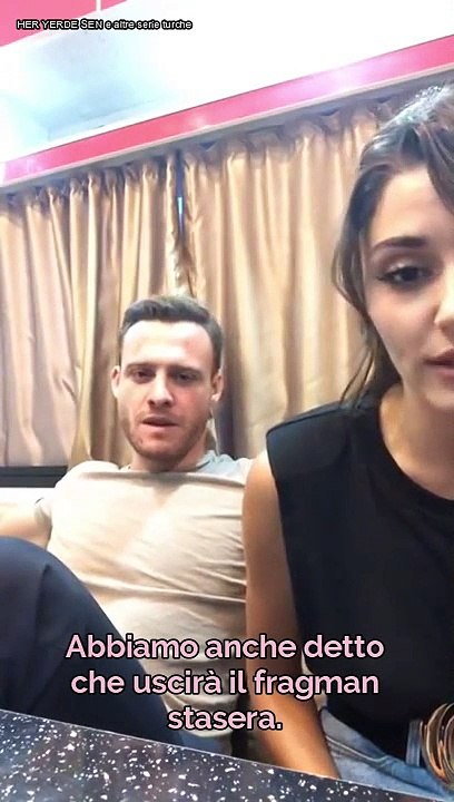 Kerem Bursin e Hande Ercel - DIRETTA IG - SUB ITA