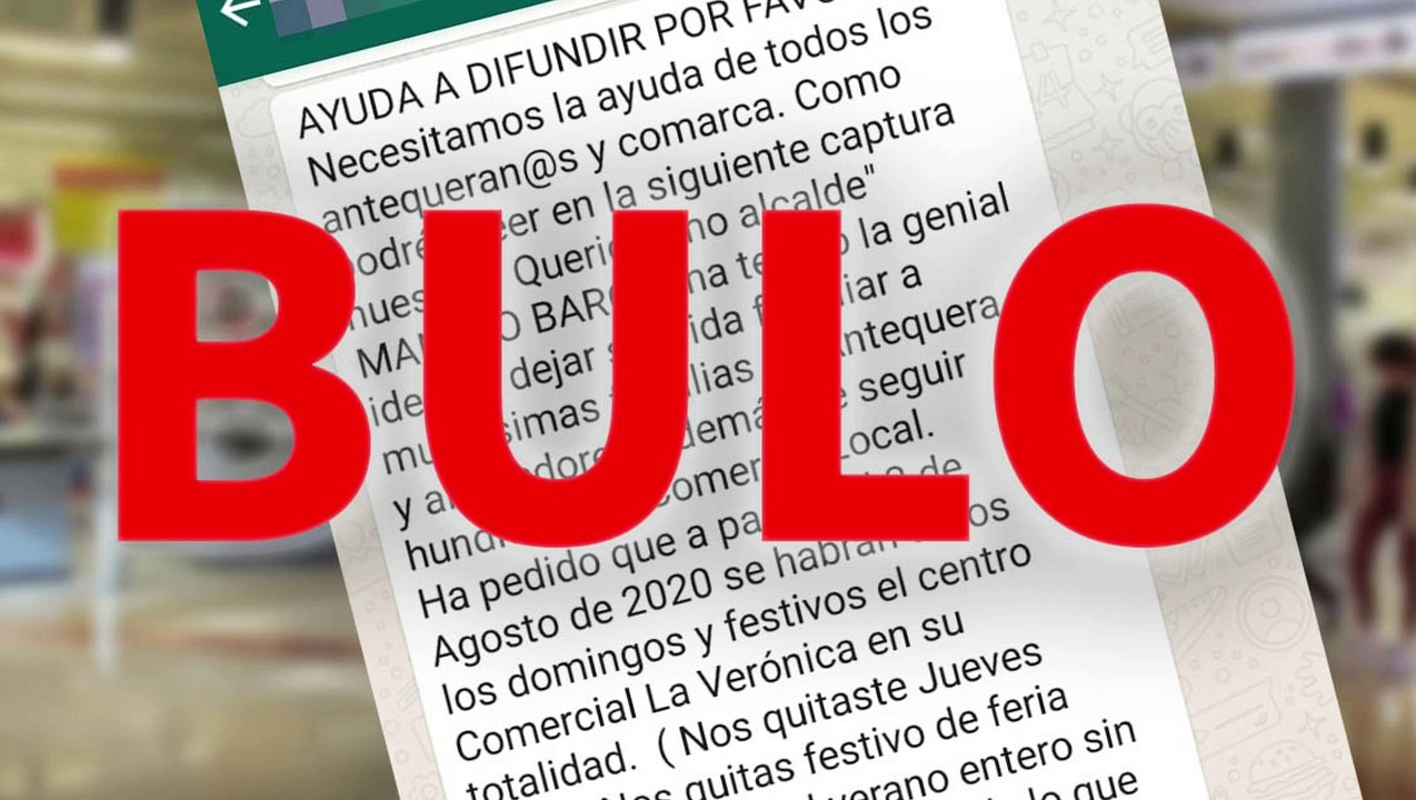 El bulo de Antequera partió de una familiar del secretario general del PSOE