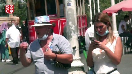 Vakalar artarken Taksim’de maske yine unutuldu