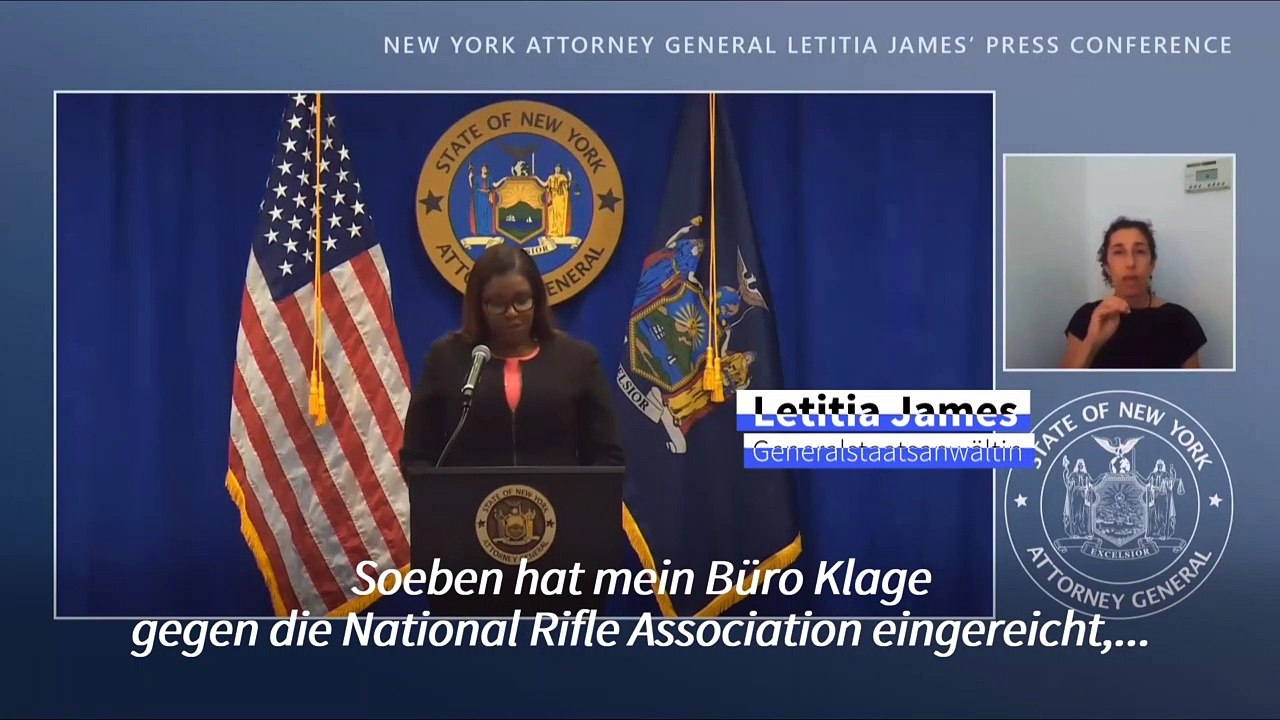 New York will Waffenlobby NRA verbieten lassen