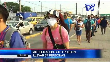 ATM inició operativo de control de bioseguridad en la Metrovía de Guayaquil